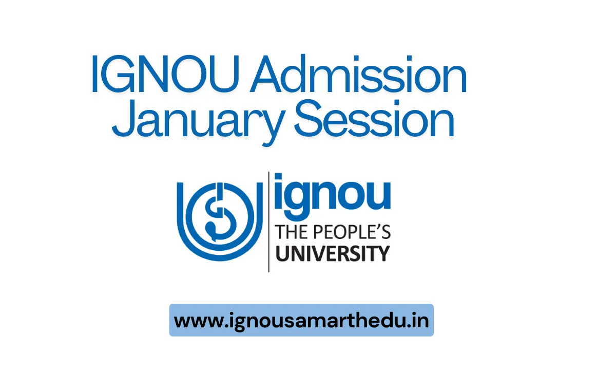 IGNOU Admission January Session