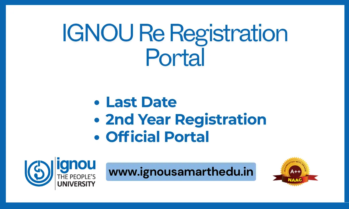 IGNOU Re Registration Portal