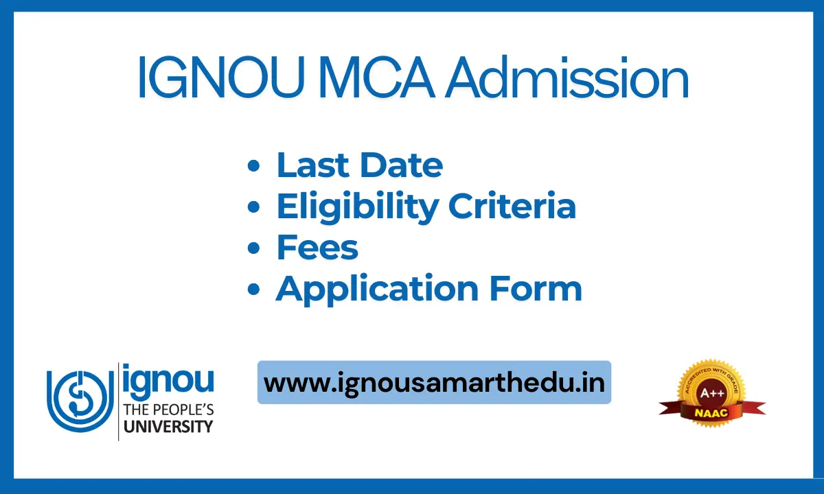 IGNOU MCA Admission
