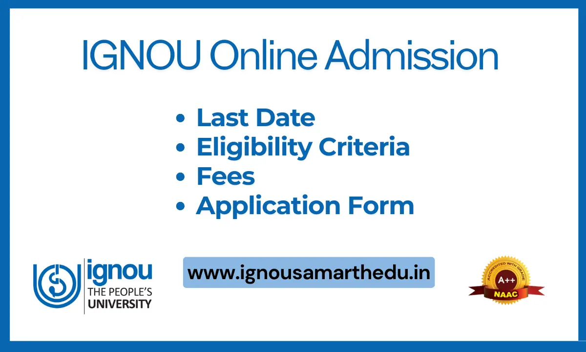IGNOU Online Admission