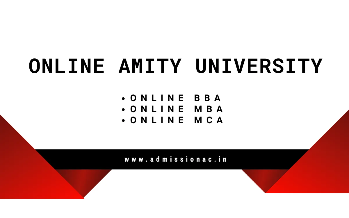 Amity University Online Admission 2026-27