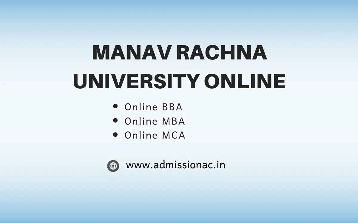 Manav Rachna University Online
